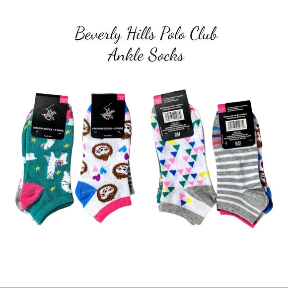 NWT Beverly Hills Polo Club Ankle Socks Bundle- Women’s - Picture 1 of 8